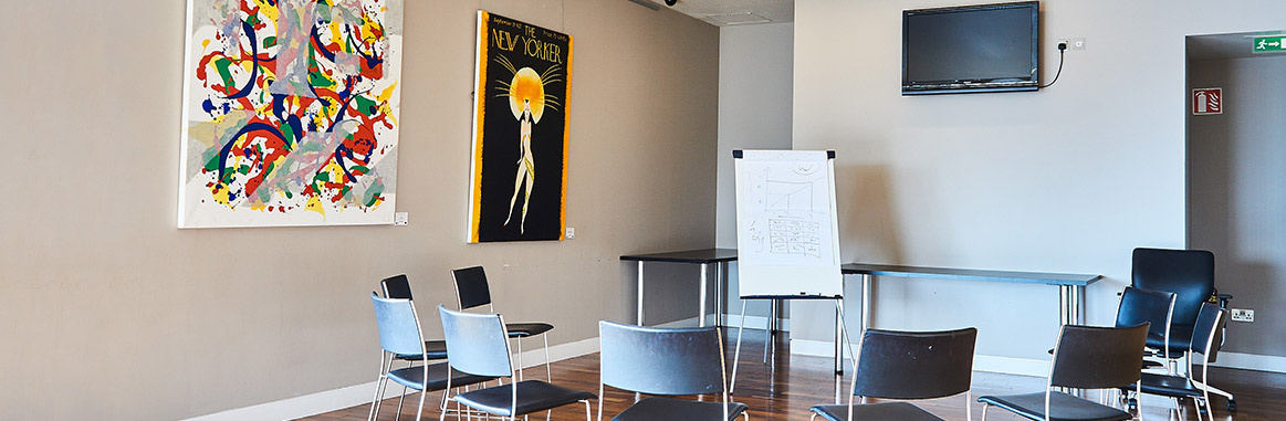 Festival room banner